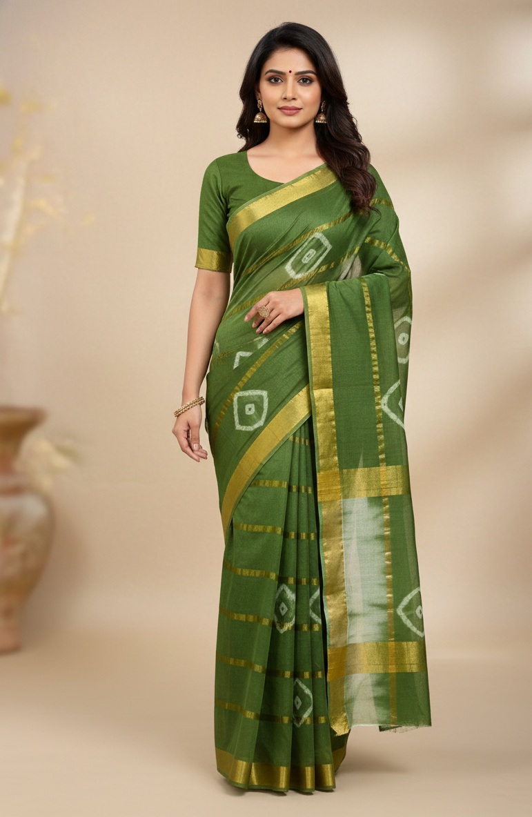 1764408317924 PURE COTTON SAREE - Image 1